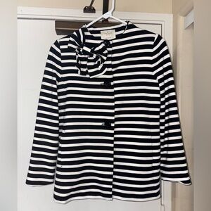 Kate Spade Girl Striped Swing Jacket/Size 12/NEW Condition